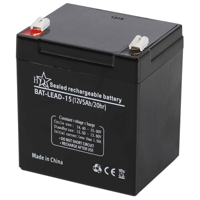 Bateria de Chumbo 12V  5Ah  DISAT 90x100x70mm - F1