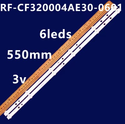 Kit 2 Barras 6 Led´s 32" RF-CF320004BE30-0601 - 550mm