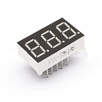 Display LED 3x7 Segmentos - Ánodo Comum - Vermelho