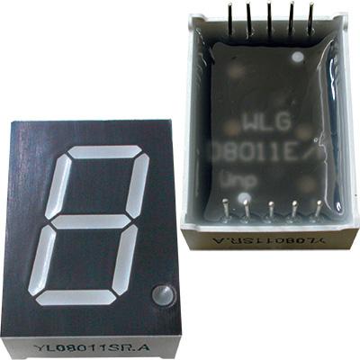 Display LED 7 Segmentos Single - Ánodo Comum - Vermelho
