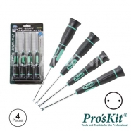 CONJUNTO DE 4 CHAVES DE SEGURANÇA PROSKIT SD-2404