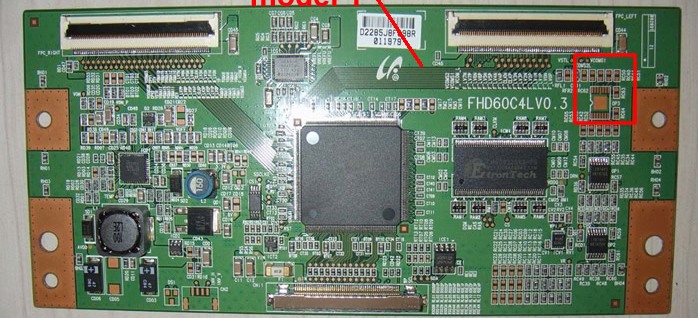 PLACA T-CON P/ PAINEL LCD FHD60C4LV0.3 - Usada