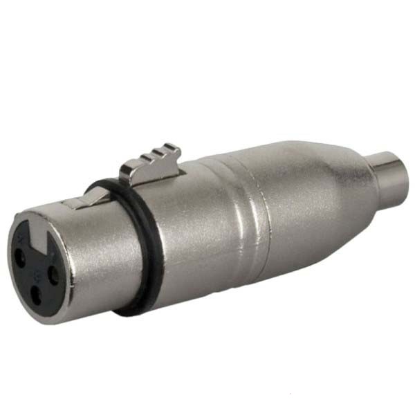 Adaptador XLR Fêmea / RCA Fêmea