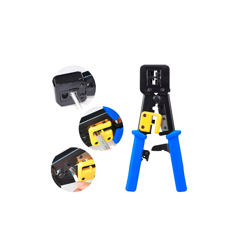 Alicate Cravar Fichas RJ45, RJ11, RJ12 E RJ22 Passante