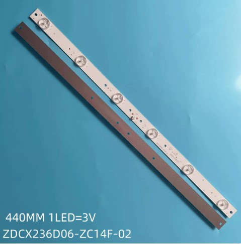 Kit 2 Barras LED 24" 6 led´s  HL-00240A28-0601S-02 - ZDCX236D06-ZC14F-02  - 440mm

