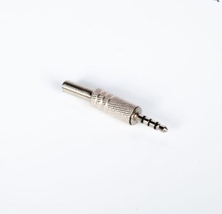 FICHA Jack 3.5mm 4 Ligações Metal