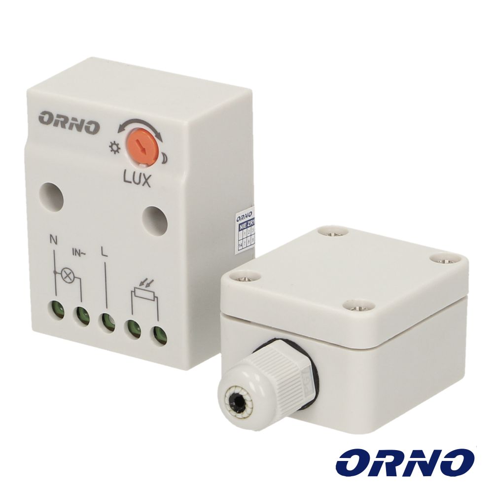Interruptor Fotoeléctrico Crepuscular 2300W 230V - Orno