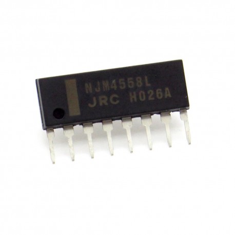 Semicondutor IC -  NJM4558L  8 PINOS EM LINHA