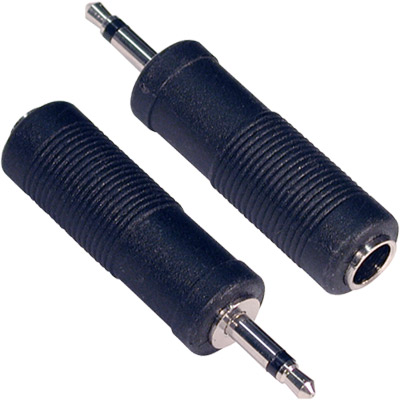 Adaptador 3,5 Macho Mono / 6,35 Fêmea Mono