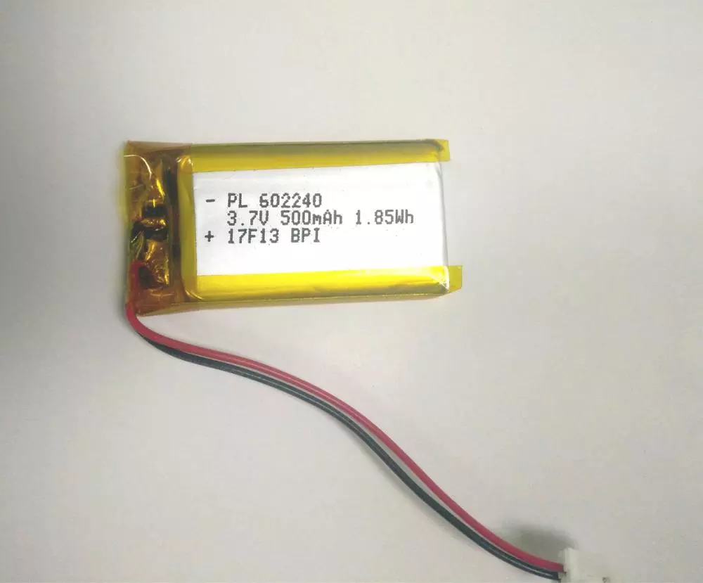 LI-POLYMER BATERIA 3.7v 500mA 60x22x4mm