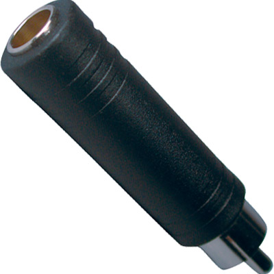 Adaptador RCA Macho / 6,35 Fêmea Mono