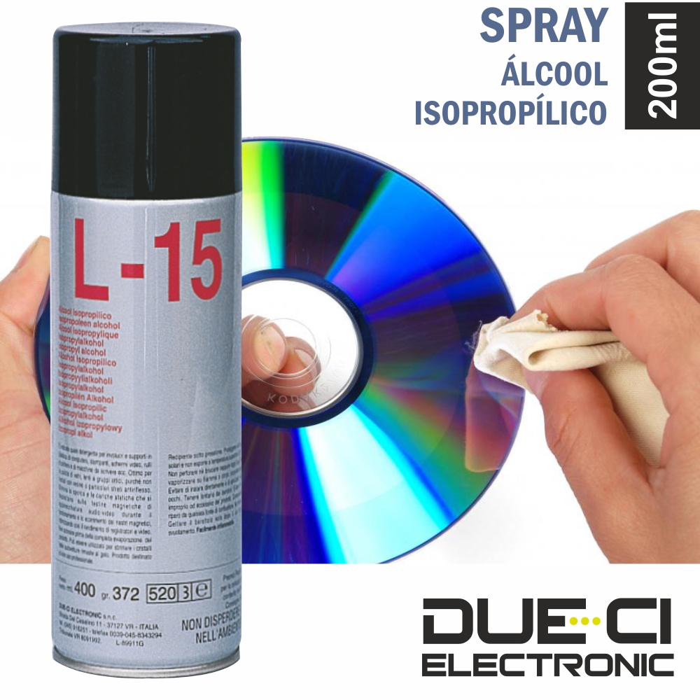 Spray DUE-CI L-15 ÁLCOOL ISOPROPÍLICO 200 ml