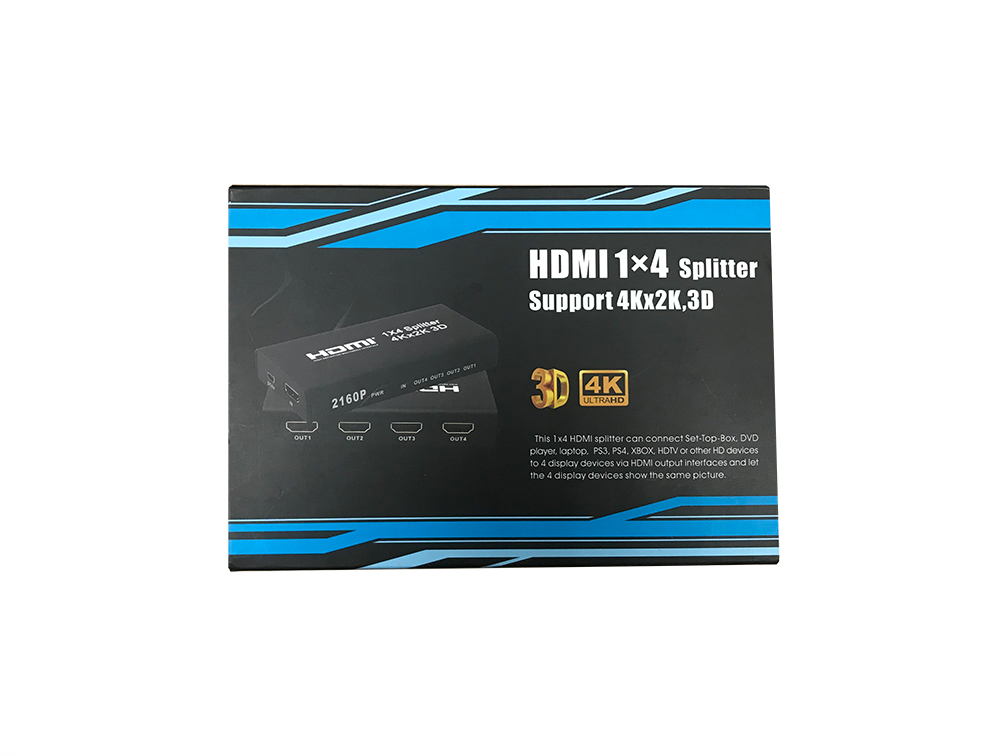 Repartidor HDMI 1xIN - 4xOUT amplificado