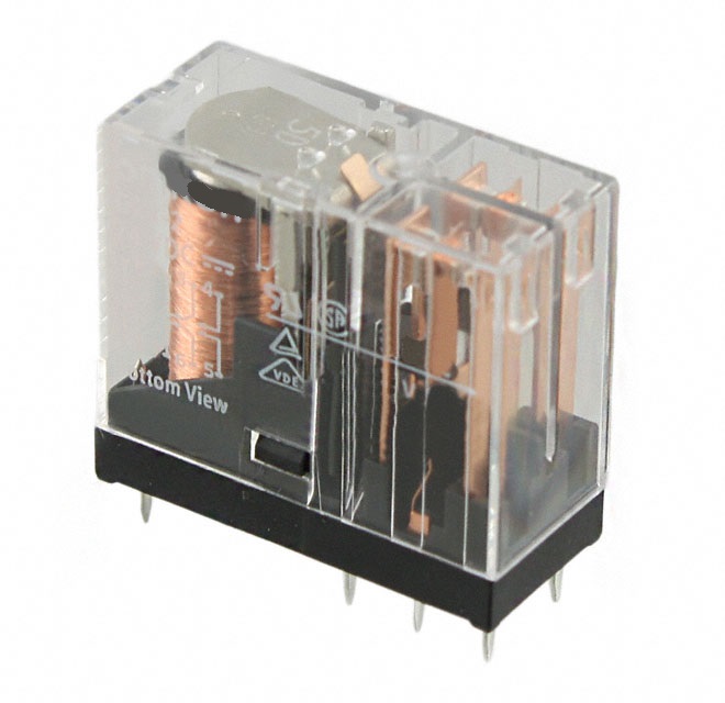 Relé DC24V/2C/10A - (R:5mm) C. Impresso JQX-14FC = 40.52.9.012