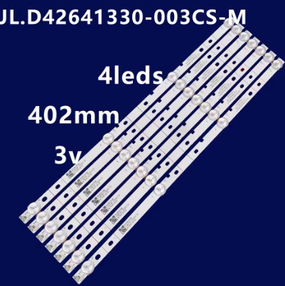 Kit 7 Barras 4 led´s 43" JL.D42641330-003CS-M 402mm