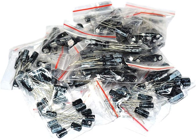 KIT 120 condensadores 16V 25V 50V  - 10 x 12 valores