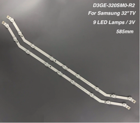 Kit 2 Barras 9 led´s  BAR 32" Samsung D3GE-320SM0-R2 - LM41-00001R, 2013SVS32