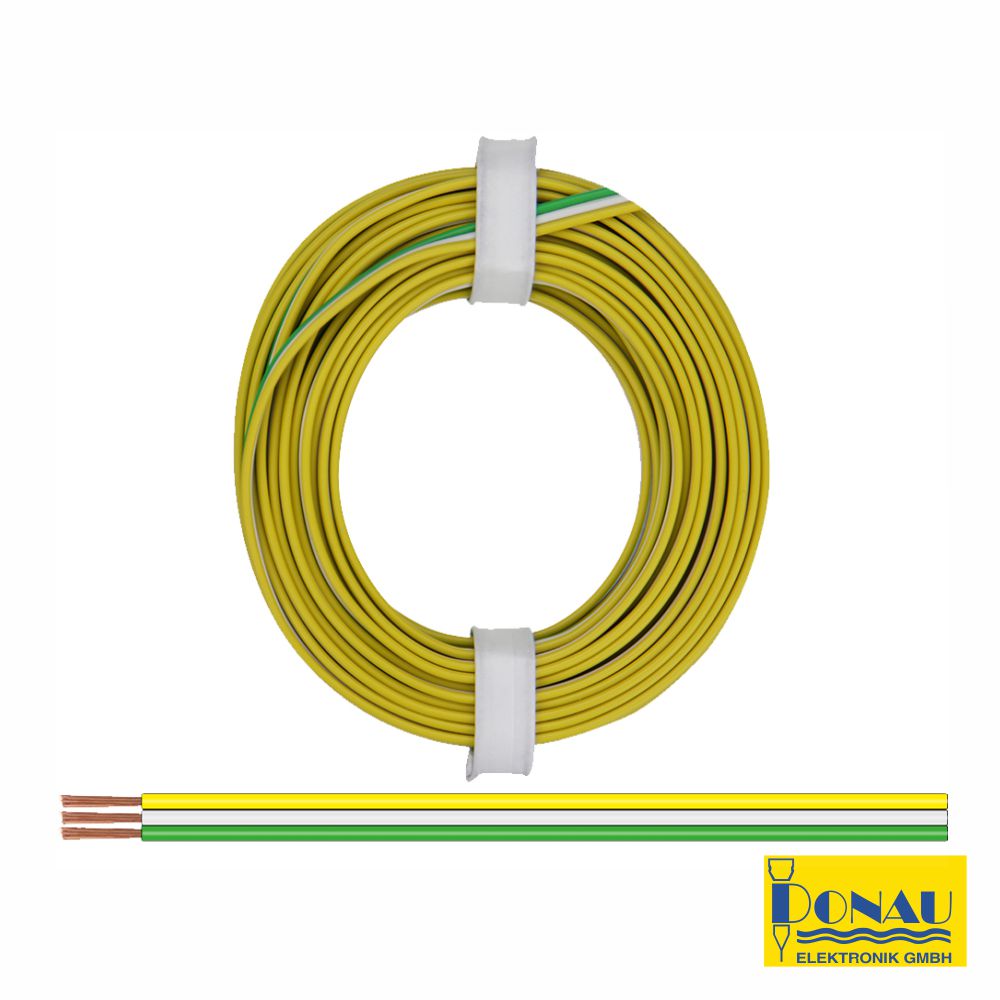 Cabo p/ Electronica 3 Condutores 3x0.14mm 5mt