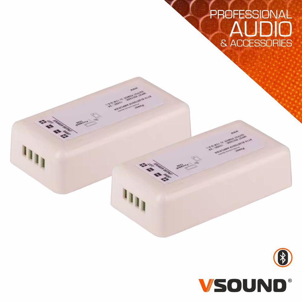Amplificador Compacto 2x15W Bluetooth