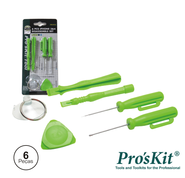 CONJUNTO DE FERRAMENTAS MANUTENÇÃO IPHONE 3 / 4 PROSKIT