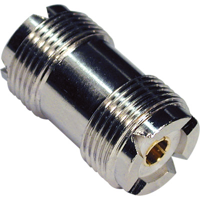 Adaptador UHF (PL) Fêmea / UHF (PL) Fêmea