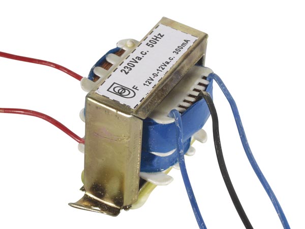 TRANSFORMADOR OPEN-FRAME 12+12V 300MA 7,2VA
