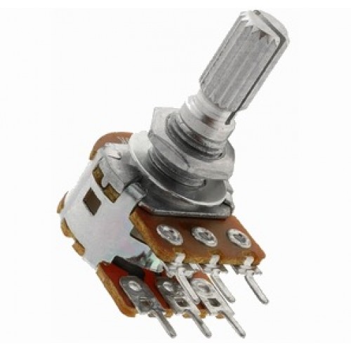 Potenciometro Rotativo Duplo 20k 16mm