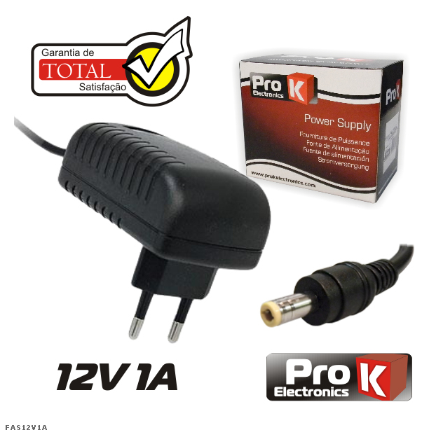 ALIMENTADOR SWITCHING 12V 1,5A PROK Ficha 5.5x2.1mm