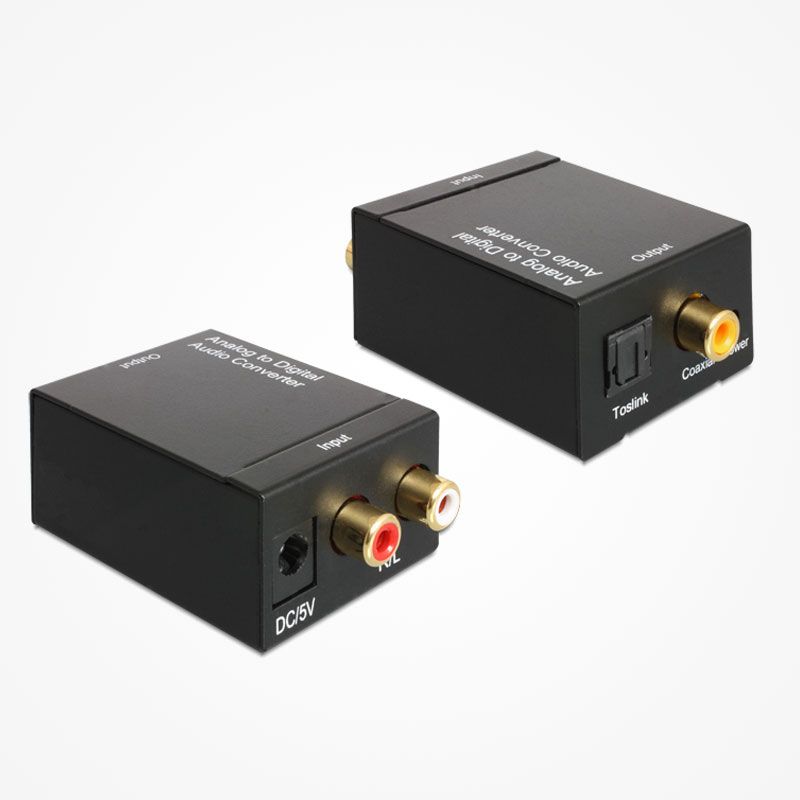 CONVERSOR AUDIO DIGITAL PARA ANALOGICO  TOSLINK-RCA PROK