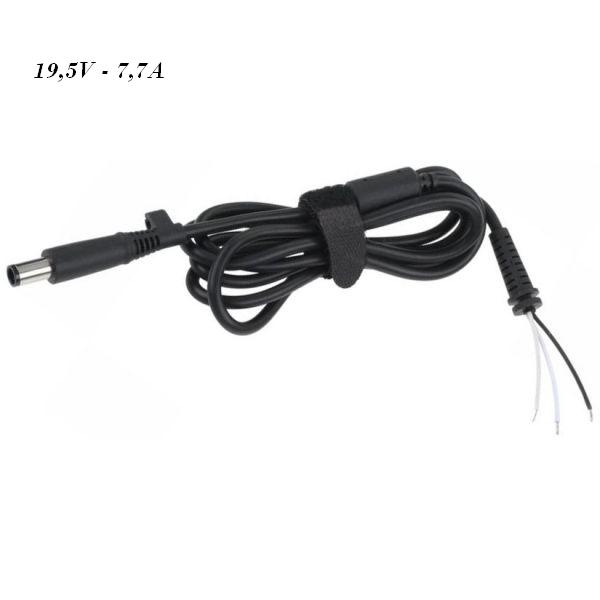 CABO ALIMENTAÇÃO JACK DC 7.5x5.0mm com Pino central  HP (19,5V - 7.7A)