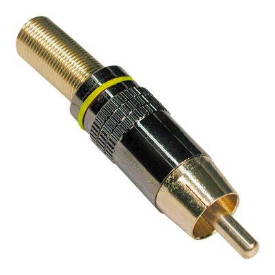 Ficha RCA Macho Amarela - Dourada
