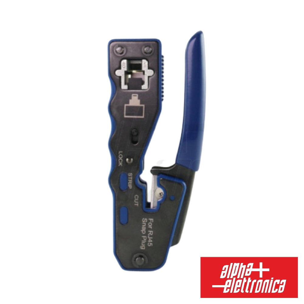 ALICATE DE CRAVAR FICHAS RJ45 EZ PASSANTE ALPHA