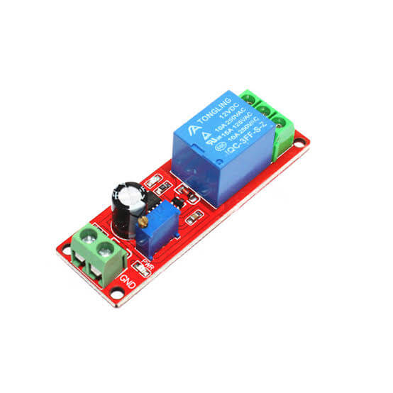 Módulo  Relé DC12V com Retardo 0~10 segundos