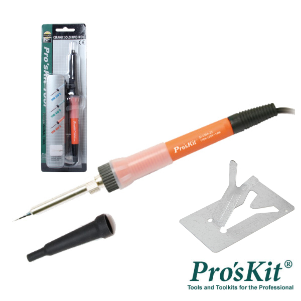 FERRO DE SOLDAR 14W=60W C/ RESISTÊNCIA EM CERÂMICA PROSKIT  SI-130B-25