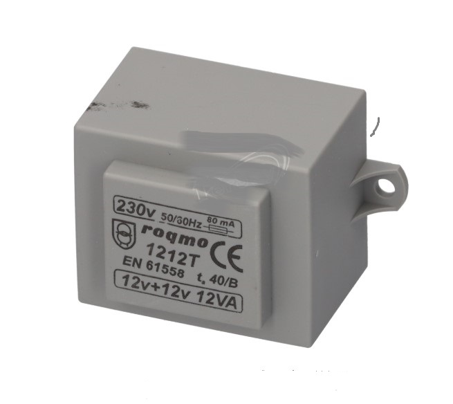 Transformador Encapsulado 230V AC - 12V + 12V AC 12VA 1A