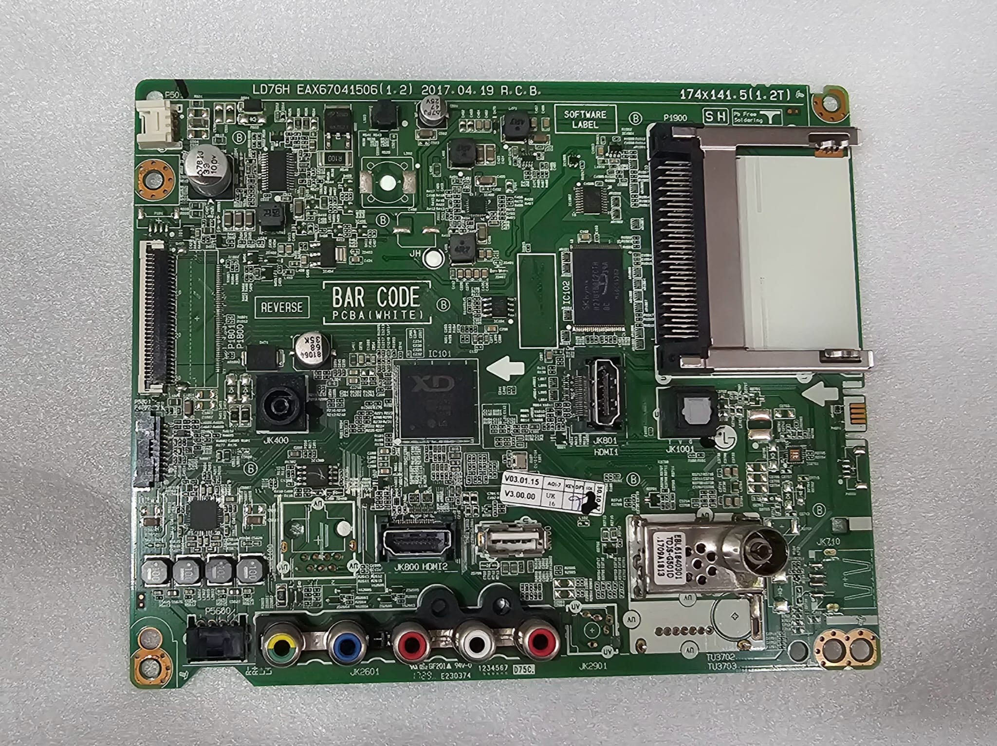 BPR Total Assembly 32LJ510B EBT64424129 - EAX67041506 Painel ( NC320DXG VCFX1 ) - USADA