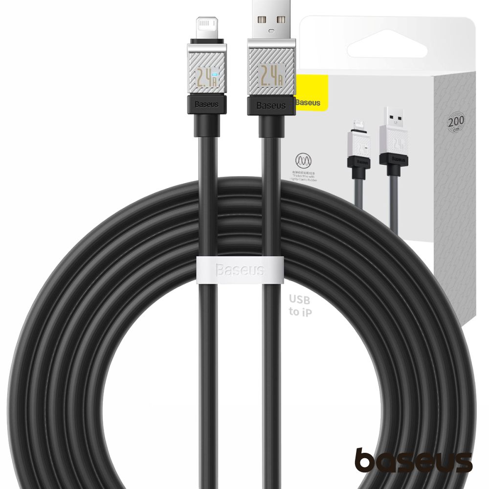 Cabo USB-A Macho / Lightning Macho 2.4A 2m Baseus Coolplay