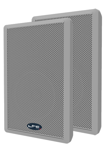 PAR COLUNAS SOM AMBIENTE 2 VIAS EXTRA-FLAT 60W - BRANCO