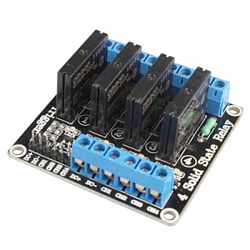 Módulo 4 RelÈs Estado Sólido 5V p/ Funduino