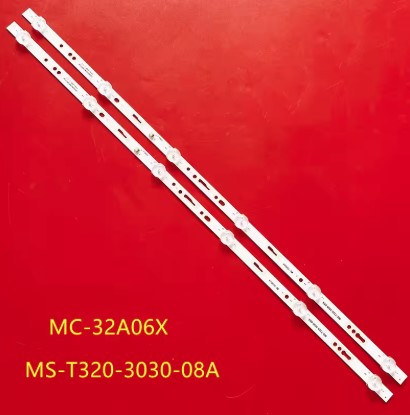 Conjunto 2 Barras LED 6 led´s  3v MS-L2430 V2 - JL.D32061330-315AS-M_V01 - MC-32A06X - MS-T320-3030-08A