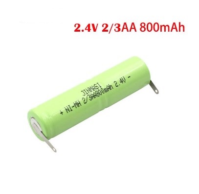 PILHA NI/MH 2x 2/3AA 2.4V 800mA