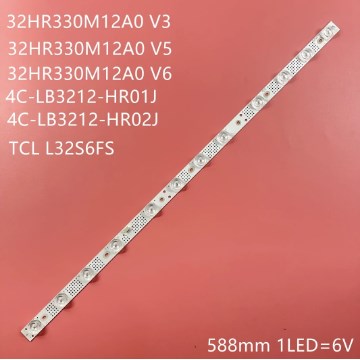 Barra 12 Led´s 32HR330M12A0 V3 - 4C-LB3212-HR01J - 588mm
