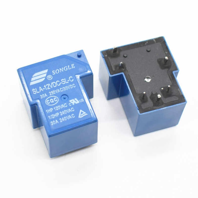 Relé industrial 6 Pinos SLA-12VDC-SL-C 12V 30A - SONGLE