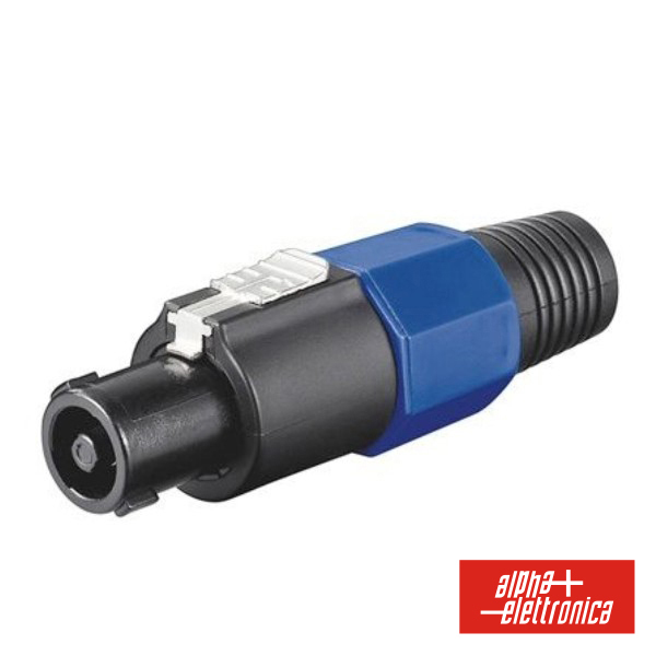 Ficha Speakon Macho 4 Pinos com proteção