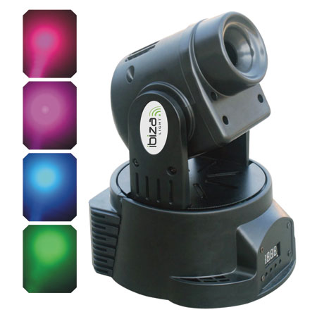 PROJECTOR LED DMX - MOVING HEAD LED WASH LIGHT - IBIZA LMH302LED