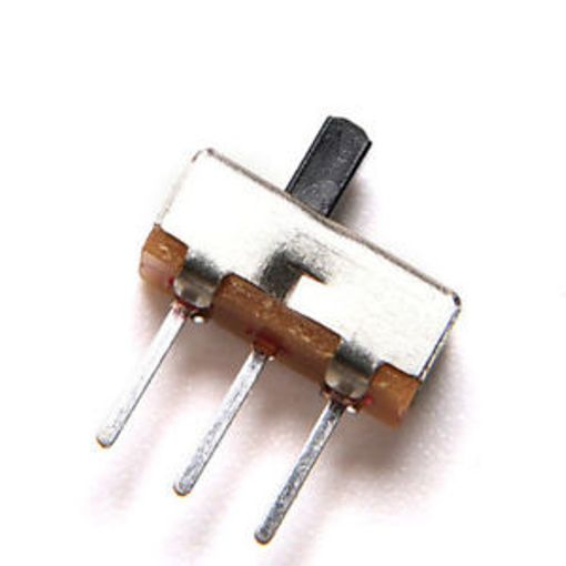 Comutador Deslizante Mini - 2 Posições - 3 Pinos   SS12D00G4