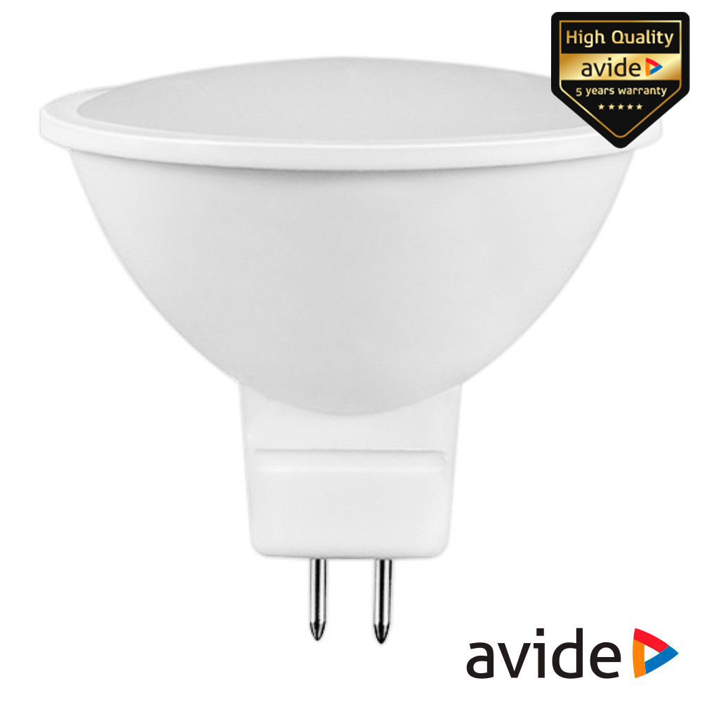 Lâmpada Led 6W 12V MR16 510lm Branco Quente 3000K