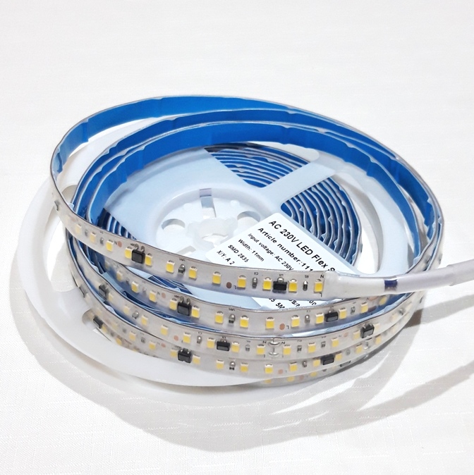 FITA 120 Led´s/metro 220V 3000k IP65 14W/m  5mt