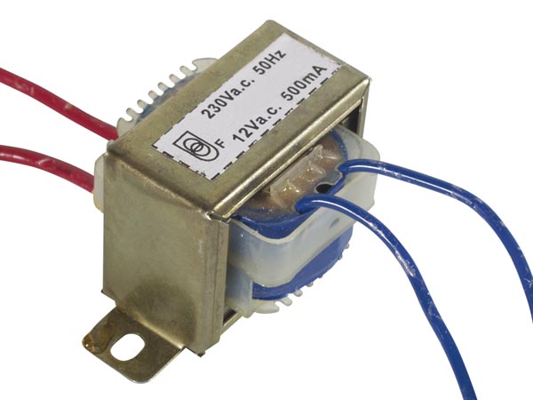 TRANSFORMADOR OPEN-FRAME 12V 500MA 6 VA