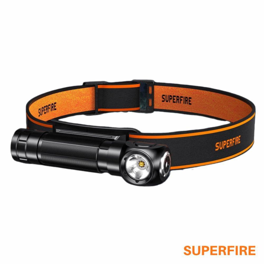 Lanterna Recarregavel Mão/Cabeça 5W 600lm IP44 Superfire